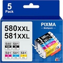 Compatibil LCL CLI-581 CLI-581XL CLI-581XXL 1999C001 12,5 ml (2 Photo Bule) Înlocuire pentru imprimante Canon Pixma TS8150 TS8151 TS8152 TS9150 TS9155 TS8350 TS8251 TS82521 TS82521