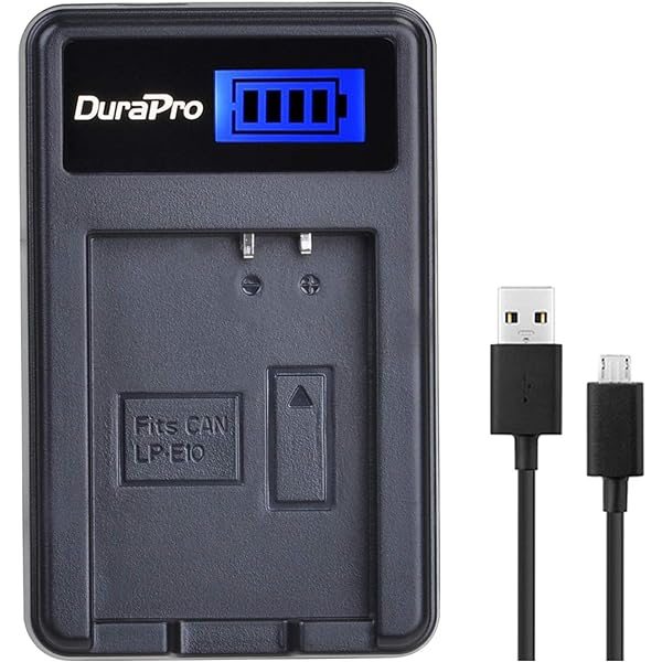 Baterie de schimb Lachy LP-E10 din 2 piese 1200mAh cu încărcător dublu LED Smart pentru Canon EOS 1100D 1200D 1300D 1500D 3000D 4000D, EOS Rebel T3 T5 T6 T7 T100, Kiss X50, X70, X790