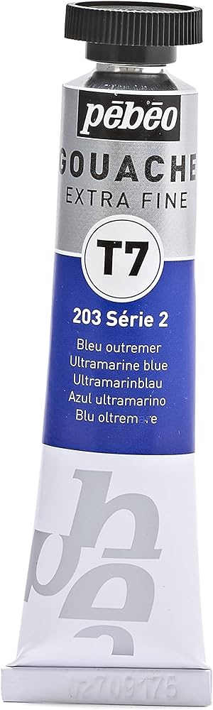 Lefranc & Bourgeois 301176 Linel Gouache acuarele extra-fine și netede, cu intensitate maximă a culorii, luminozitate pentru aplicare fără dungi, tub 14 ml - roșu carmin