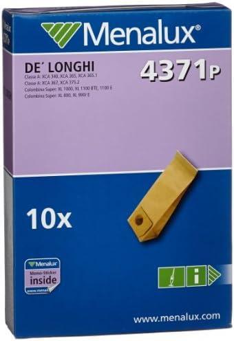 Menalux 4371 P / 10 Staubbeutel/Paper/De Longhi/Classe A/Colombina Super