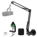 Parbriz de schimb din spumă neagră Shure RK345 pentru microfoanele SM7A și SM7B - Reduce respirația nedorită și zgomotul vântului, combate plozivele și clicurile