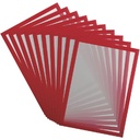 Tarifold Fr 214000 - Suport display de perete Suport document A4 - Capacitate 10 buzunare Tarifold Pivot (goale, fără buzunare) - Extensibil, metal gri