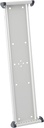 Tarifold Fr 214000 - Suport display de perete Suport document A4 - Capacitate 10 buzunare Tarifold Pivot (goale, fără buzunare) - Extensibil, metal gri