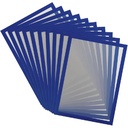 Tarifold Fr 214000 - Suport display de perete Suport document A4 - Capacitate 10 buzunare Tarifold Pivot (goale, fără buzunare) - Extensibil, metal gri