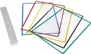 Tarifold Fr 214000 - Suport display de perete Suport document A4 - Capacitate 10 buzunare Tarifold Pivot (goale, fără buzunare) - Extensibil, metal gri