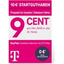 Cartelă SIM Telekom MagentaMobil Prepaid Basic | 9ct pe minut/SMS către toate rețelele germane | 10 EUR credit de pornire | Fără obligații contractuale controlez total costurile