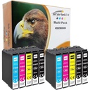 Tinnee Pachet de 9 cartușe multipack 16XL compatibile cu cartușe Epson 16 XL Epson 16XL Cartușe Epson wf 2760 pentru Workforce WF-2630 WF-2760 WF-2750 WF-2660 WF-2650 WF-25400 WF-25400 WF-25400
