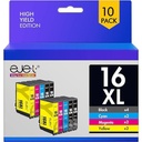 Tinnee Pachet de 9 cartușe multipack 16XL compatibile cu cartușe Epson 16 XL Epson 16XL Cartușe Epson wf 2760 pentru Workforce WF-2630 WF-2760 WF-2750 WF-2660 WF-2650 WF-25400 WF-25400 WF-25400