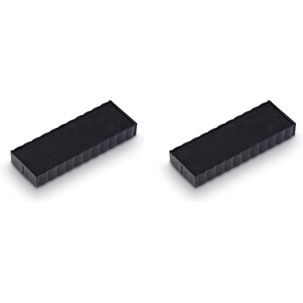 Tampă de schimb Trodat 6/4817 pentru Printy 4917, 4813, 4817, 4812 și 48313 - cerneală de ștampilă neagră, pachet de 2, 694651