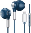 Căști USB C pentru Samsung Galaxy S23 Ultra S22 S21 FE S20 A53 A54 cu microfon în ureche cu căști cu cablu Căști tip C pentru iPad Pro 2022 iPad Air 5/4/Mini 6, Pixel 7