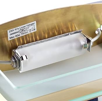 Sticlă de protecție pentru luminatorul R7s lungime lăptoasă: 95 mm pentru tije de 78 mm sticlă de schimb sticlă halogen