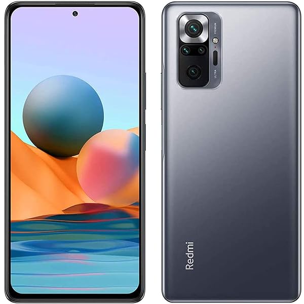 Xiaomi Redmi Note 10 Pro (6.67"), smartphone Android puternic fără contract + căști, afișaj AMOLED de 120 Hz, 6 GB RAM + 64 GB spațiu de stocare, SIM dual, cameră quad de 108 MP, albastru-[Exclusiv Amazon]
