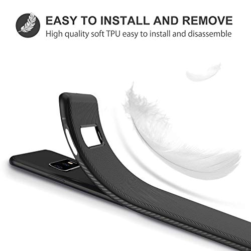 iBetterTEC pentru husa Xiaomi Mi 9T, pentru husa Xiaomi Mi 9T Pro, husa ultra subtire husa din silicon pentru telefon mobil Husa rezistenta la socuri Husa de protectie cu absorbtie a socurilor husa din spate Se potriveste telefonului Xiaomi 9T/9T Pro (negru)