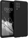 husa kwmobile compatibila cu husa Samsung Galaxy A12 - carcasa moale din silicon TPU - husa potrivita pentru incarcare wireless - albastru mare