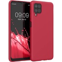 husa kwmobile compatibila cu husa Samsung Galaxy A12 - carcasa moale din silicon TPU - husa potrivita pentru incarcare wireless - albastru mare
