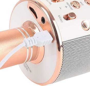 Tempo di saldi Microfon wireless cu difuzor încorporat Bluetooth Karaoke portabil Pachet de 1