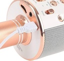 Tempo di saldi Microfon wireless cu difuzor încorporat Bluetooth Karaoke portabil Pachet de 1