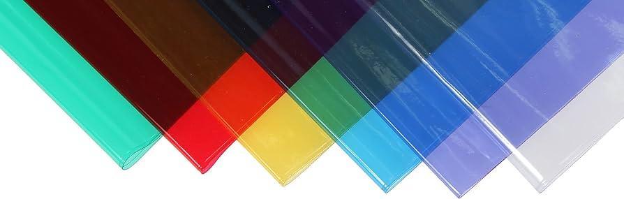 Clairefontaine 73000C - coperta brosura / protector brosura / coperta brosura Calligraphe Cristalux 17x22 cm, suport eticheta, din PVC transparent si rezistent, neted, incolor, 1 bucata