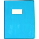 Clairefontaine 73000C - coperta brosura / protector brosura / coperta brosura Calligraphe Cristalux 17x22 cm, suport eticheta, din PVC transparent si rezistent, neted, incolor, 1 bucata