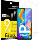 NEW'C 2 Piese, Protector de ecran pentru Huawei P30 Lite, Nova 4e, Sticla securizata Anti-zgarieturi, Anti-Amprenta, Fara bule, Duritate 9H, 0,33 mm Ultra Transparenta, Ultra Rezistenta