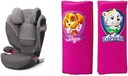 Scaun auto pentru copii CYBEX Silver Solution B-Fix, pentru mașini cu și fără ISOFIX, grupa 2/3 (15-36 kg), de la aproximativ 3 la 12 ani, Volcano Black