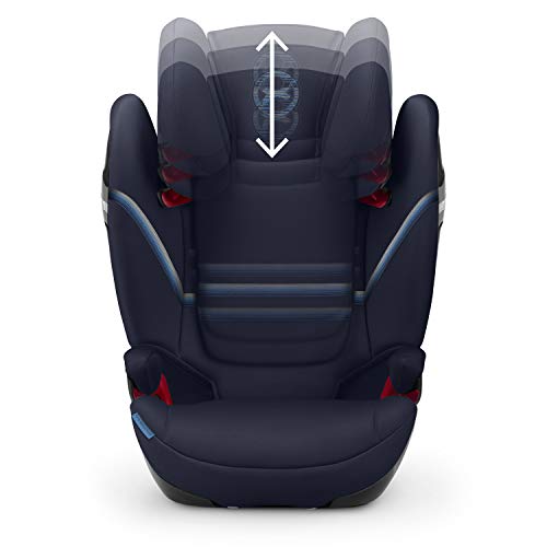 Scaun auto pentru copii CYBEX Silver Solution B-Fix, pentru mașini cu și fără ISOFIX, grupa 2/3 (15-36 kg), de la aproximativ 3 la 12 ani, Volcano Black
