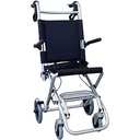 Mobiclinic, scaun cu rotile pliabil, Neptuno, marca europeana, aluminiu, scaun rulant pentru batrani, manual, usor, frane la manete, centura de siguranta, suport pentru picioare si cotiere rabatabile