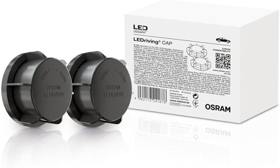OSRAM LEDriving CAP pentru NIGHT BREAKER H7-LED; LEDCAP01; Înlocuire pentru capacele farurilor originale (incluse: 2 capace)