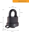Yale - Y220B/51/118/1 Lacăt rezistent la intemperii de 51 mm de înaltă securitate - Catena de oțel deschisă - 3 chei