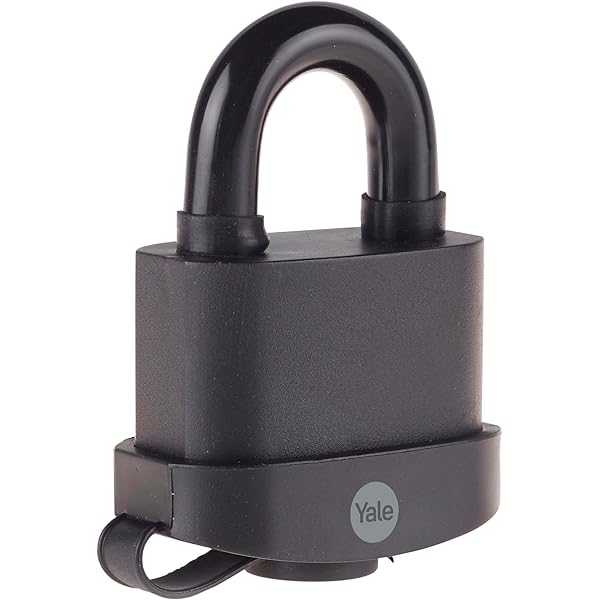Yale - Y220B/51/118/1 Lacăt rezistent la intemperii de 51 mm de înaltă securitate - Catena de oțel deschisă - 3 chei