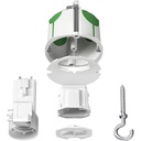 Schneider Electric - Multifix DCL, cutie centrala cu adeziv, capac. Non-afl, conector, priză, ștecher - ALB71840
