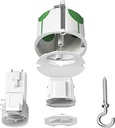 Schneider Electric - Multifix DCL, cutie centrala cu adeziv, capac. Non-afl, conector, priză, ștecher - ALB71840