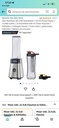 Mixer AEG MiniMixer SB 2700 / motor 0,4 CP / 23.000 rpm / 2 sticle Tritan rezistente la rupere de 600 ml / pachet de gheață / cuțit cu 4 lame / buton puls / oțel inoxidabil periat / Exclusiv Amazon