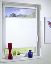 Jaluzele plisate DécoProfi fără găurire alb 60cm x 200cm (înălțimea totală max. a cercevelei ferestrei) I Jaluzele plisate tensionate realizate pe măsură cu suport de clemă/Klemmfix I Jaluzele plisate cadru interior opac pentru prindere
