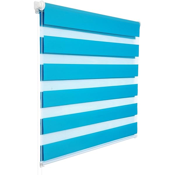 Jaluzele plisate DécoProfi fără găurire alb 60cm x 200cm (înălțimea totală max. a cercevelei ferestrei) I Jaluzele plisate tensionate realizate pe măsură cu suport de clemă/Klemmfix I Jaluzele plisate cadru interior opac pentru prindere