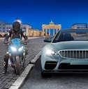 Philips Ultinon Pro6000 H7-LED Bec pentru faruri pentru motociclete cu legalitate rutieră, +230% mai luminos, 5800K