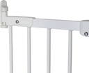 BabyDan Flexi Fit poartă de protecție metalică super flexibilă pentru uși și scări 67 - 105,5 cm - fabricată în Danemarca și testată de TÜV GS, culoare: alb