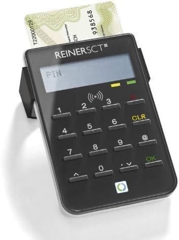 REINER SCT cyberJack RFID baza cititorului de carduri cu cip | Pentru noua carte de identitate (nPA) negru