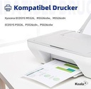 Cartuș de toner compatibil Koala TK5240 ca înlocuitor pentru Kyocera TK-5240 TK-5240K TK-5240C TK-5240M TK-5240Y pentru Ecosys M5526 M5526cdw M5526cdn P5026 P5026 P5026cdw5026cdw galben (Negru Cyand)