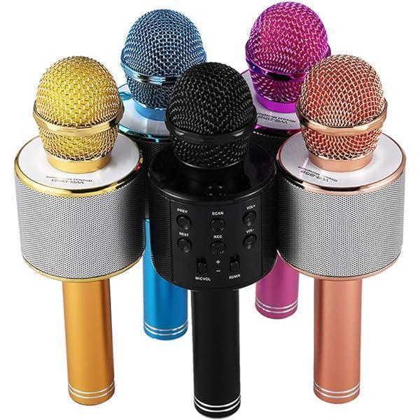 Tempo di saldi Microfon wireless cu difuzor încorporat Bluetooth Karaoke portabil Pachet de 1