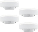 Cumpărați Kit SoftAir® Set de 4 becuri Lampă reflectoare GX53 10W până la 12W Watt LED Alb natural Cald Rece de la 835 până la 1100 Lumen 120 grade 230 V și reglabil (12W 835LM CALDO 3000K REGULABIL)