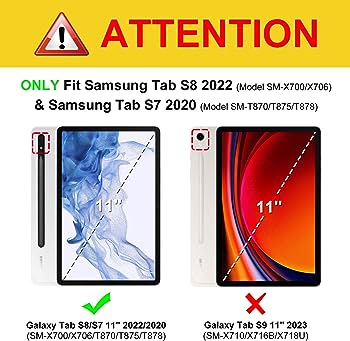 Husă de protecție Acelive pentru tabletă pentru Samsung Galaxy Tab S8 Plus 2022/Tab S7 FE 2021/Tab S7 Plus 2020 Suport pentru creion încorporat de 12,4 inchi