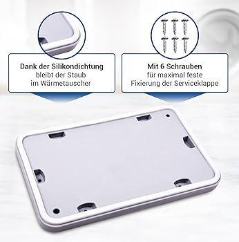 Clapa de întreținere VIOKS Schimb uscător Siemens pentru Bosch 00646776 Clapa 225x145x6mm cu 6 șuruburi pentru uscătorul Bosch/Siemens cu pompă de căldură