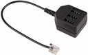 Distribuitor Hama TAE, conector TAE-F - 3 cuplaje TAE-NFF
