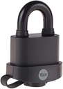 Yale - Y220B/51/118/1 Lacăt rezistent la intemperii de 51 mm de înaltă securitate - Catena de oțel deschisă - 3 chei