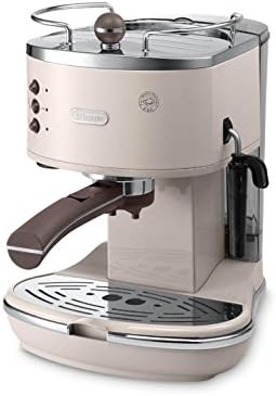 De'Longhi Icona Vintage ECOV 311.GR - espressor portafiltru cu aspect retro, espressor cu spumant manual de lapte, pentru cafea praf sau tampon ESE, rezervor apa 1,4 l, verde