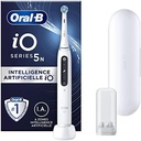 Periuță de dinți electrică Oral-B iO 5N albă cu Bluetooth, 1 perie, 1 husă de călătorie