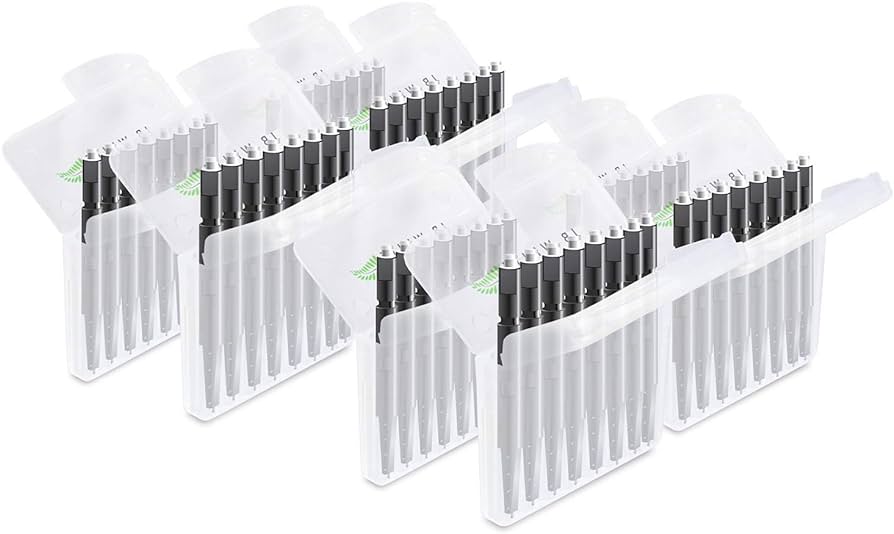 Filtre de cerumen JB White 64x pentru aparate auditive, filtre de schimb, filtre compatibile cu protectia ceara Widex Nanocare | Oticon ProWax MiniFit | Apărătoare de ceară Phonak Cerustop | Filtru pentru aparate auditive Resound (Ø 1,3 mm)