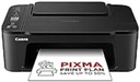 Imprimantă WiFi 3-în-1 PIXMA TS3551i pentru birou, copiator și scaner - Compatibil cu planul de imprimare PIXMA - Imprimare fotografii fără margini - Imprimare/Scanare wireless prin cloud și smartphone (alb)