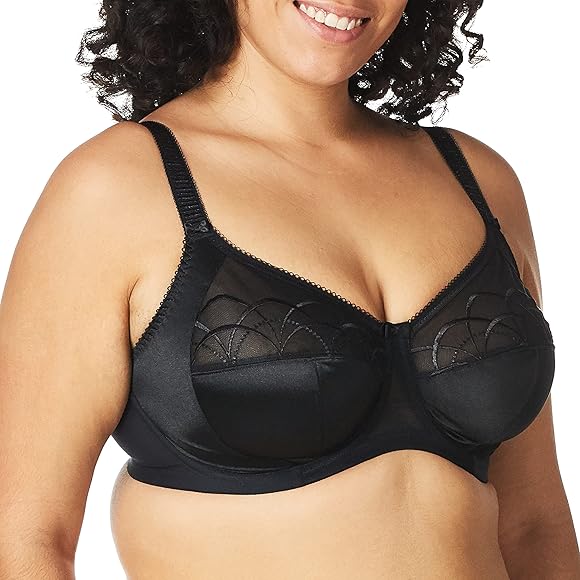 ELOMI Damen Plus Size Cate Underwire Full Cup Banded Bra BH